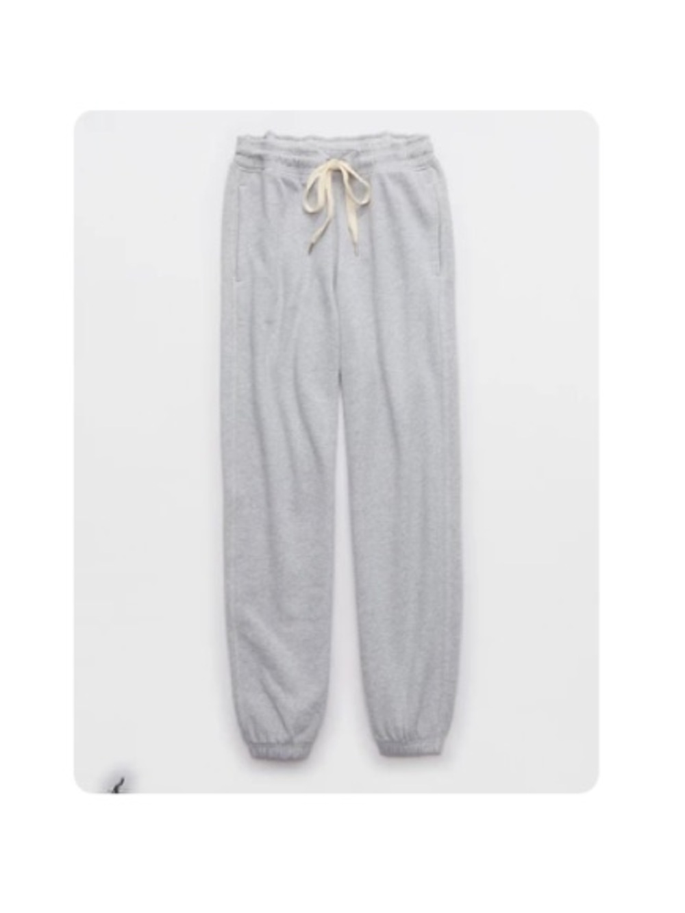 Aerie Big Chill Jogger Sweatpants in Grey